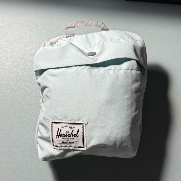 Herschel Blue & Gray Voyage Coach Lightweight Packable Jacket (Size Small) - Picture 6 of 10